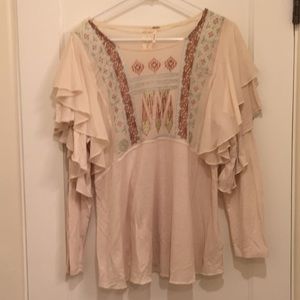 Free People Flowy Blouse